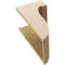 Ekena Millwork 11"W x 11"D x 22"H Wide Del Monte Rough Cedar Woodgrain TimberThane Corbel, Primed Tan CORUR11X11X22DELRCPR - alternate 3